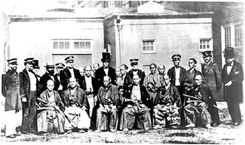 FIGURE 1 Photograph taken on the Washington Navy Yard when the first official delegation from Japan visited the United States in 1860.