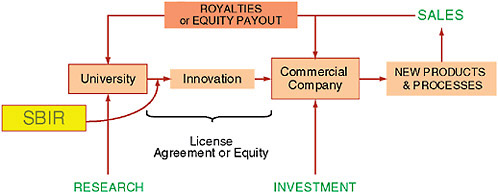 FIGURE 2 How ideas are commercialized: Transferring university technology to firms.