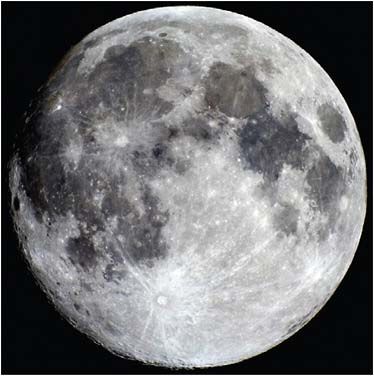 FIGURE 5.4 The Moon. SOURCE: Courtesy of P.-M. Heden of Vallentuna, Sweden.