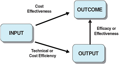 FIGURE 6-1 From inputs to outcomes.